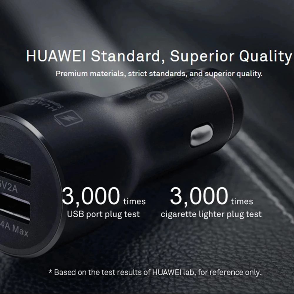 Оригинальное автомобильное зарядное устройство HUAWEI CP37 Supercharge 2 Max 40 Вт 10 в 4A черный