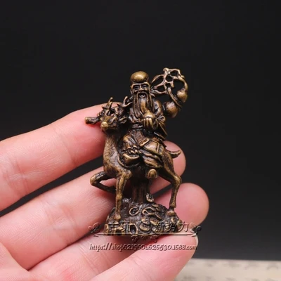 

Mini brass (gourd. longevity star) exquisite small ornaments