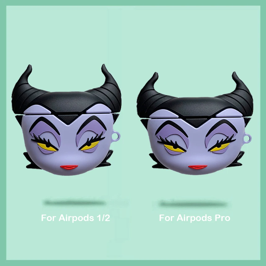 

3D Queen Soft Silicone Cartoon Airpods Case Funny Novelty Wireless Headphones Dustproof Shell For pro or 1/2