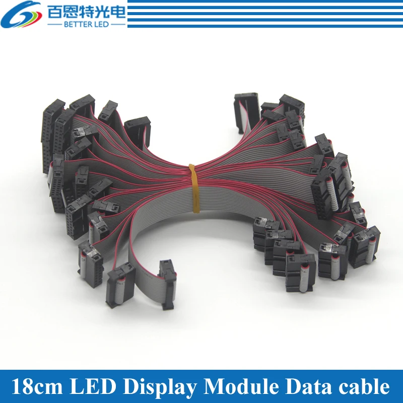 20 шт./лот Луженый Медный светодиодный дисплей 16 контактный ленточный кабель