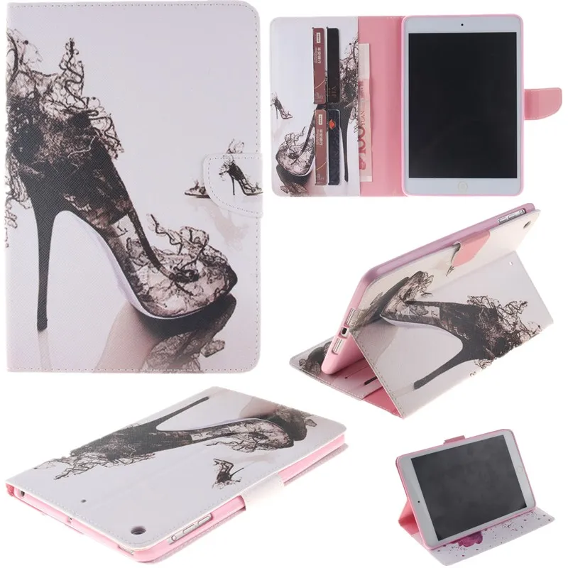 Чехол-Кошелек с милым цветком для Apple iPad Mini чехол 2/ Mini1/ 3 из искусственной кожи