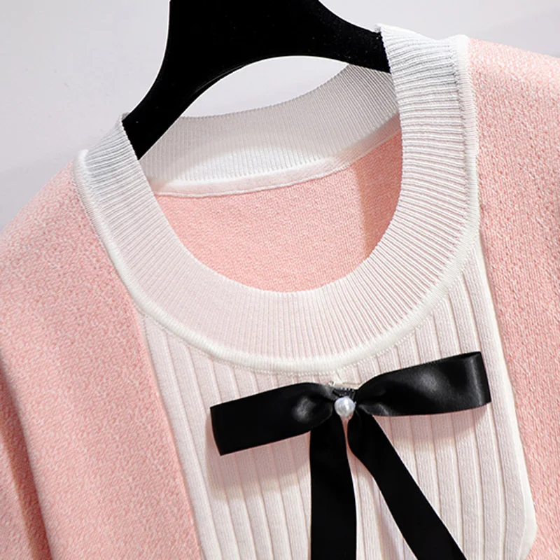 Женское винтажное платье с коротким рукавом голубое или розовое элегантное в