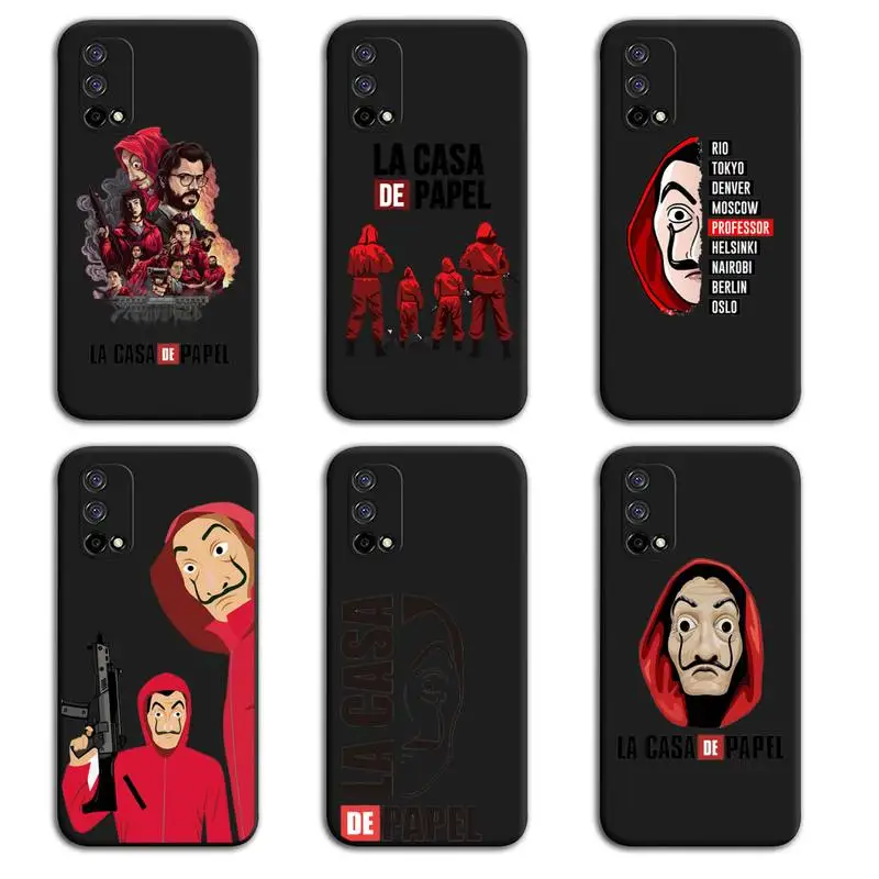 

Spain TV Money Heist House Paper La Casa de papel Phone Case For OPPO Realme 6 Pro C3 5 Pro C2 RENO2-Z A11X XT