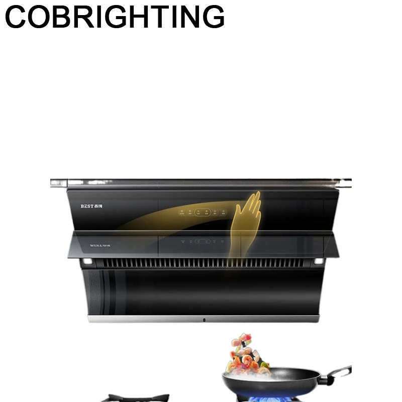 

Потоковый вентилятор аспиранта для горячей кухни, экстрактор дыма, Cocina, кухонный вентилятор, Cappa Dunstabzugshaube, вытяжка