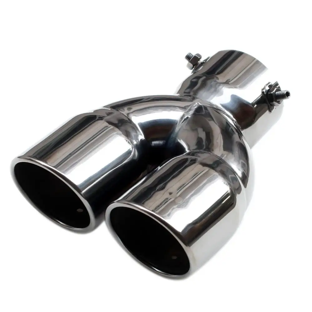 Универсальный Автомобильный задний глушитель выхлопной наконечник выхлопная