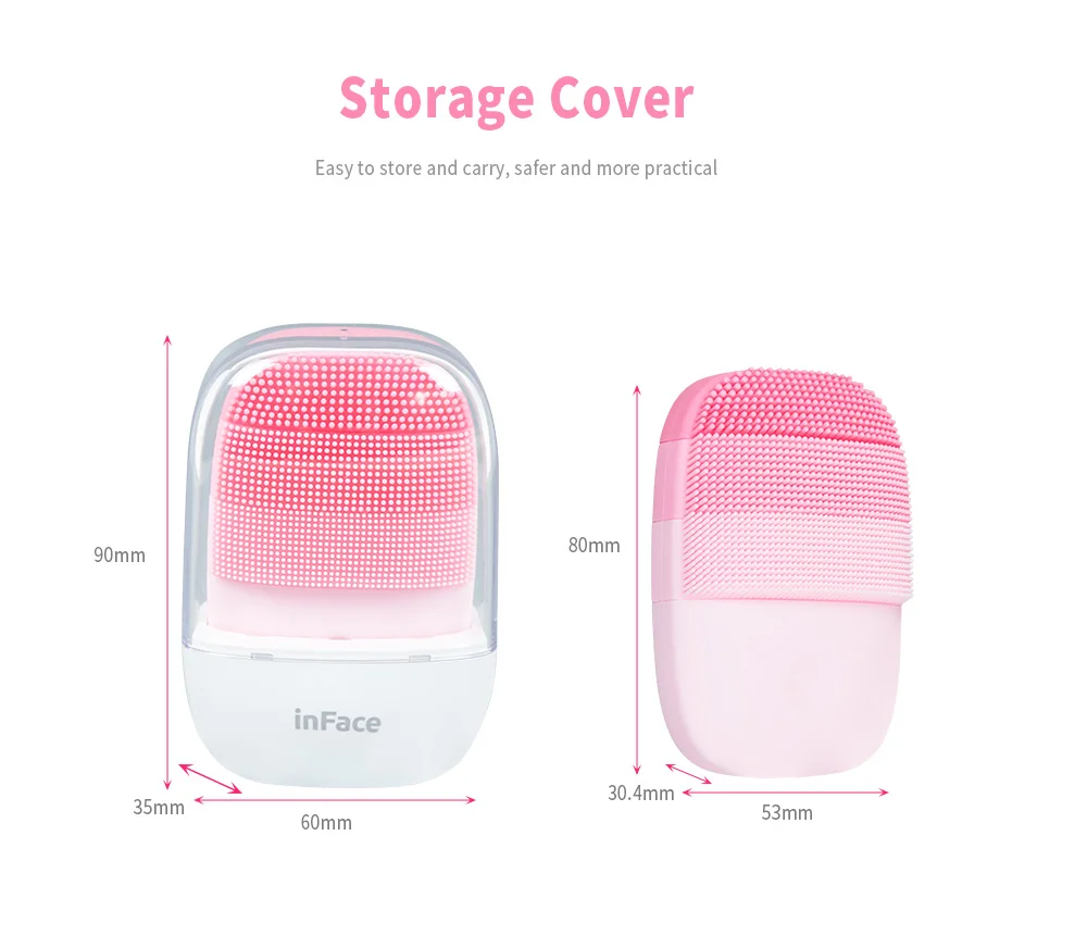 Горячая новинка Xiaomi inFace Smart Sonic Clean Электрический глубокое очищение для лица Чистящая Щетка массажная стирка уход за лицом очиститель перезаряжаемый