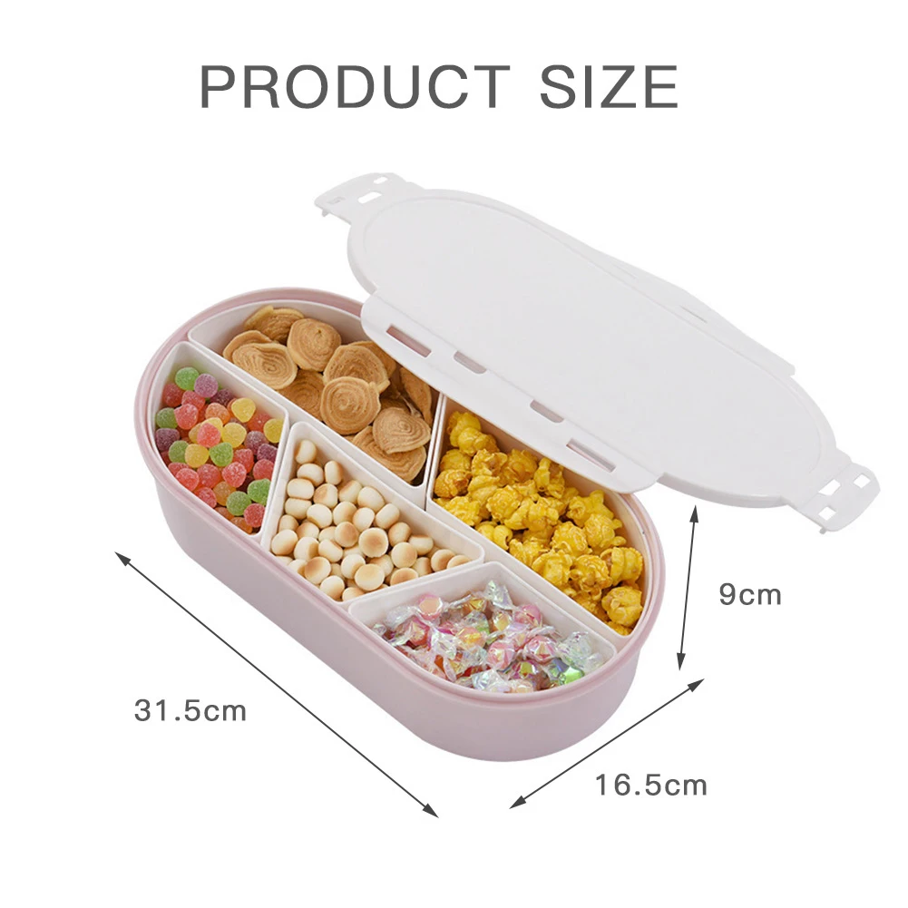 

Snack Fruit Storage Box Food Container Storage Box Portable Kids Student Lunch Box Bento Box Container With Compartments Case