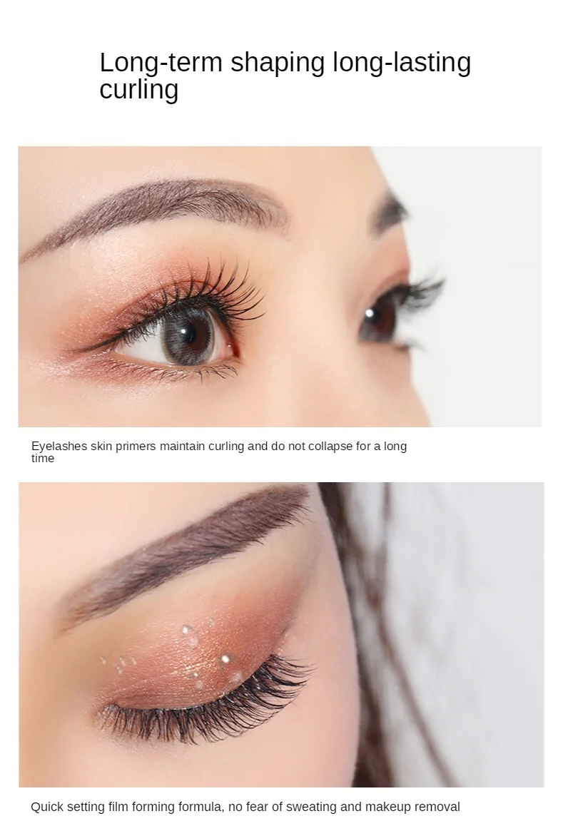 

Black Thick Fiber Mascara Natural Long Lasting Thick Long Waterproof and Sweatproof Small Brush Head