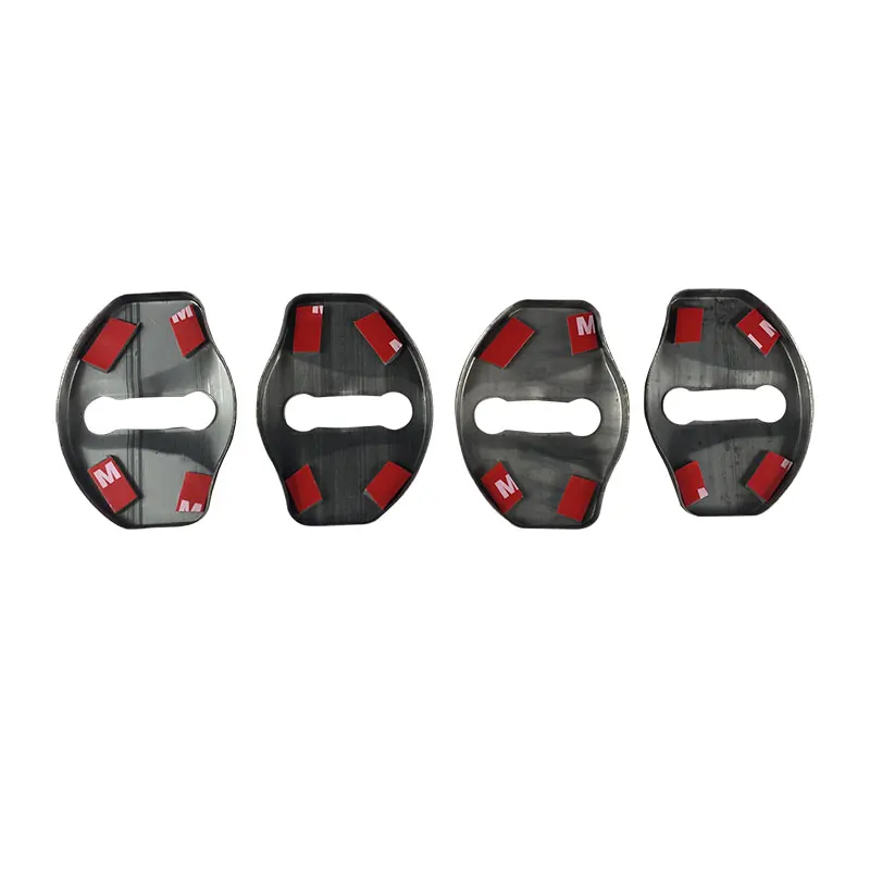 4 шт. Обложка из углеродного волокна для Tesla Model 3|Наклейки салона авто| |