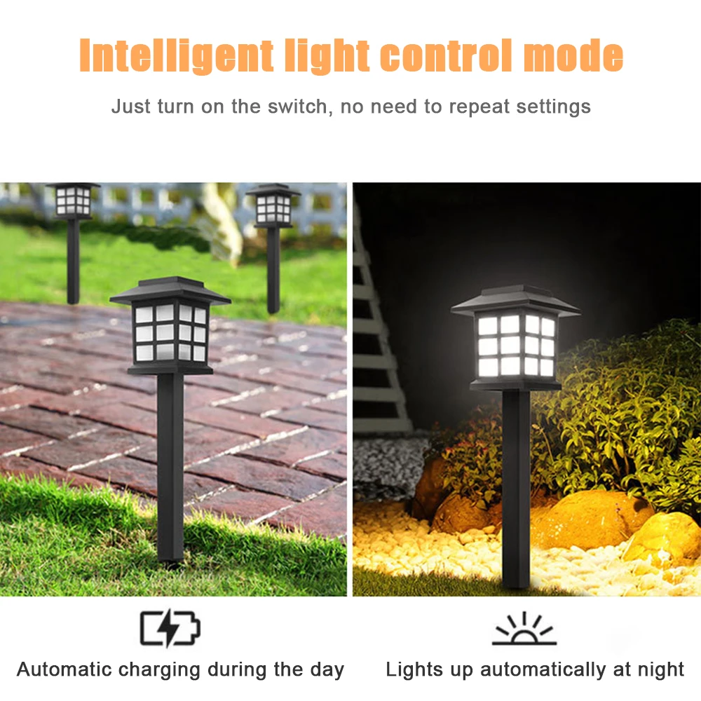 

Waterproof Outdoor Led Solar Lawn Lamp Solar Pathway Light for Garden/Landscape/Yard/Patio/Walkway lighting