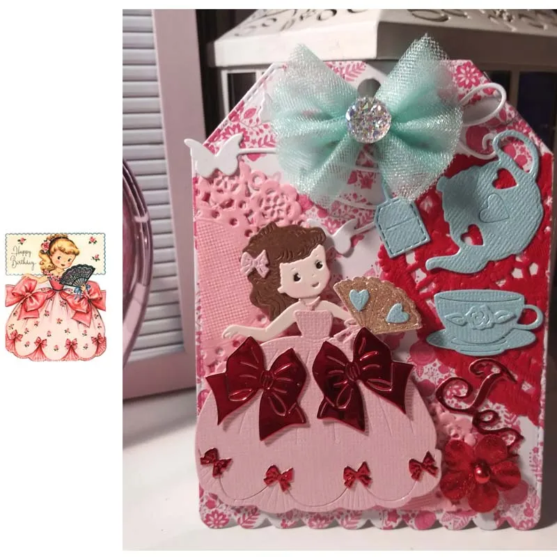 Металлические пресс формы в стиле ретро принцессы 2019 металлические для