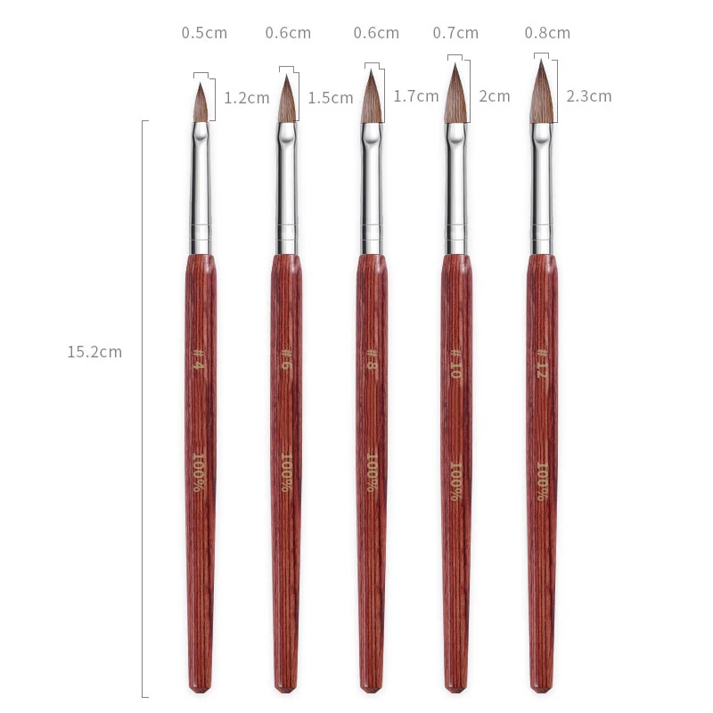 Nail Art Brush Pen Painting Dotting Acrylic UV Gel Polish Manicure Kit Varnishes Tools For Nails Liner | Красота и здоровье