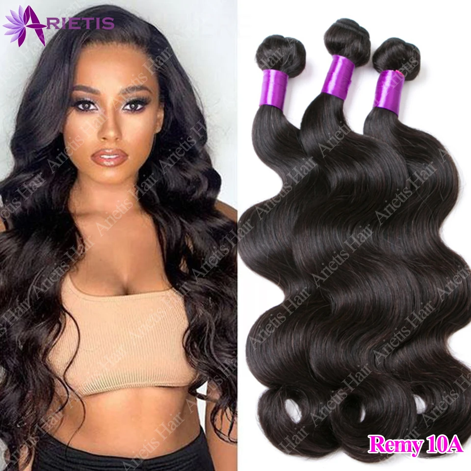 Волосы Aritis волнистые пучки волос бразильские пупряди для плетения 1/3/4 шт. пучков