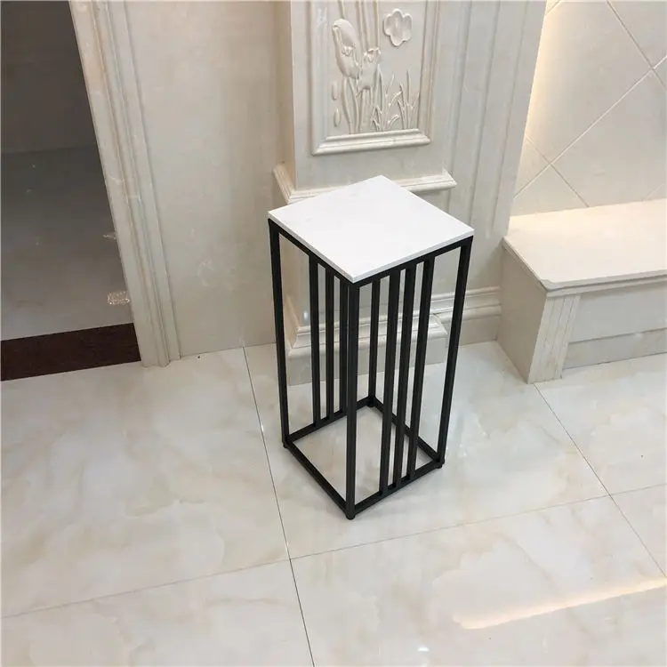 

Nordic flower stand living room modern minimalist built-in rack floor green dill hyacinth iron pot plant