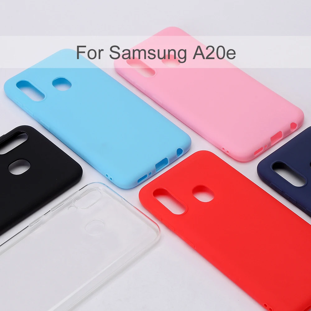 Силиконовый чехол для Samsung Galaxy A20e мобильный телефон ТПУ мягкий накладка на заднюю