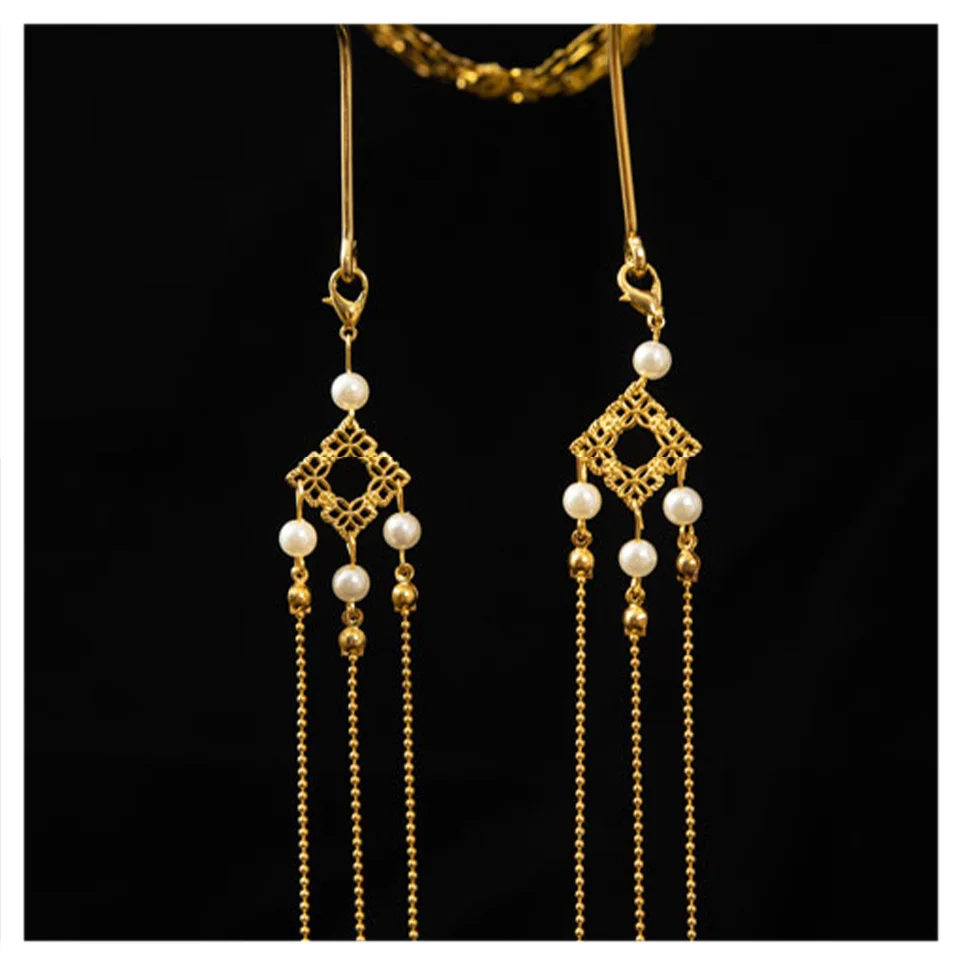 Китайский традиционный старинный кисточкой Корона свадебные диадемы Красивая