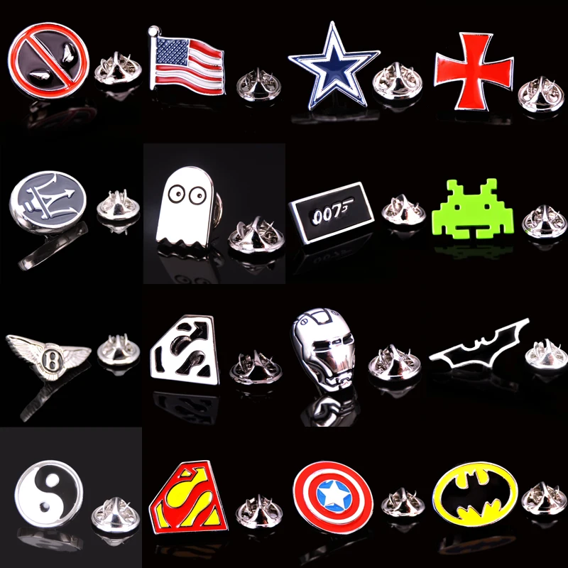 Высококачественная эмалированная брошь из серии кресты модная мужская на лацкан