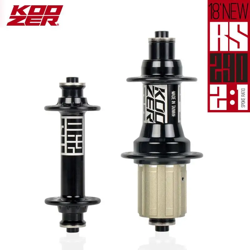 KOOZER RS290 ступицы для дорожного велосипеда передняя и задняя 20 24 Отверстия QR 9/10 мм