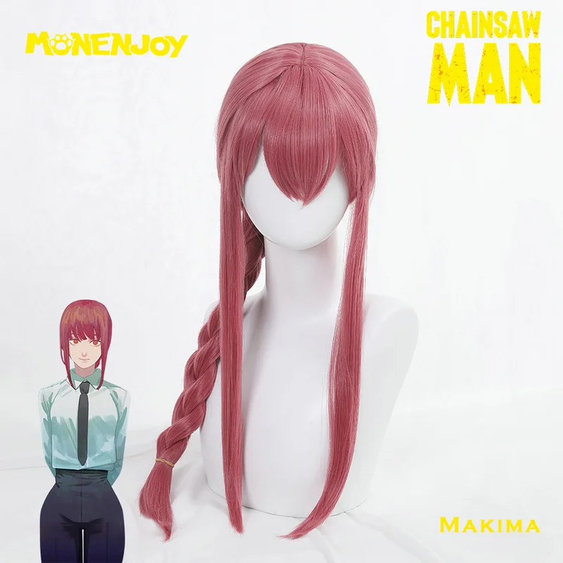 

Парик для косплея Monenjoy с Бензопилой макима из аниме Red Cos Hair