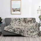 Камуфляжное зимнее покрывало Tropentarn в стиле милитари, плюшевое мягкое покрывало, Фланелевое покрывало, постельное белье, диван, пушистое покрывало для путешествий