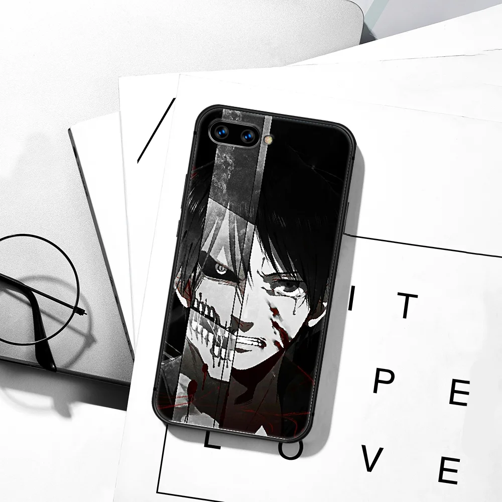 

Japanese Anime Attack On Titan Phone Case For HUAWEI Honor 6A 7A 8 8A 8S 8x 9 9x 9A 9C 10 10i 20 Lite Pro black Shell Soft Prime
