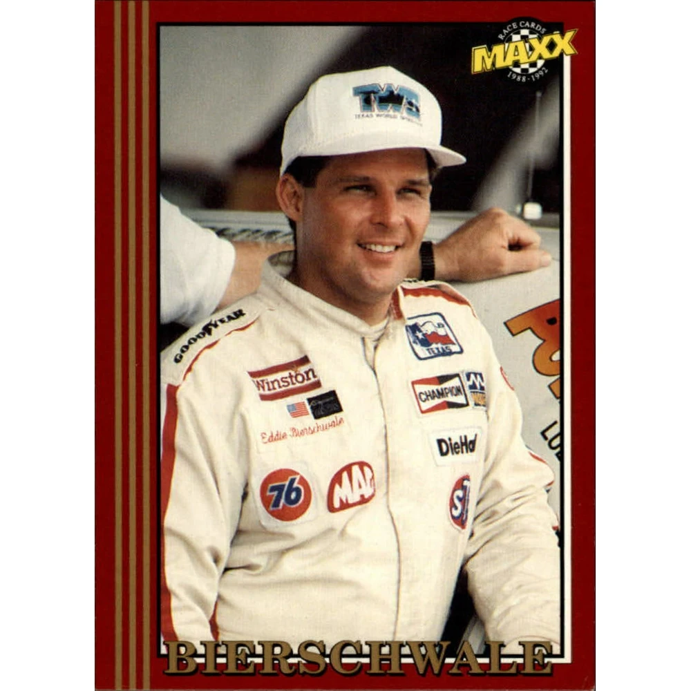 Maxx 1992 Коллекционная карточка Nascar №95 Eddie Bierschwale |