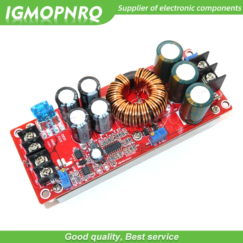 Повышающий Модуль постоянного тока 20 А 1200 Вт блок питания с переменным