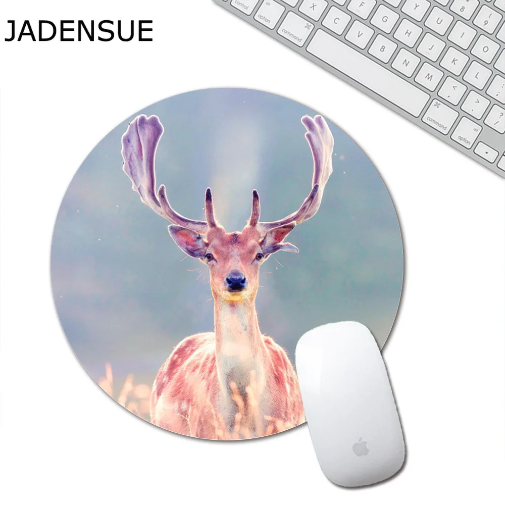 

Милый коврик для мыши для ноутбука, игровой коврик для мыши, круглый резиновый коврик для офисной клавиатуры, творческий Kawaii, Настольный ков...