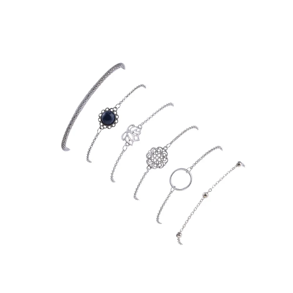 Женский винтажный браслет с подвесками в виде цветка | Украшения и аксессуары