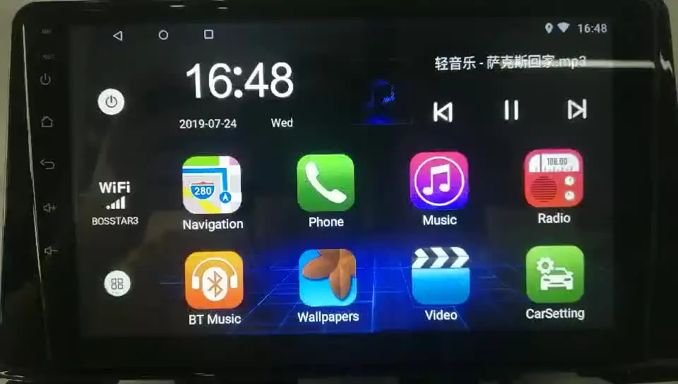

car stereo radio player for toyot avensis with GPS wifi mirror link