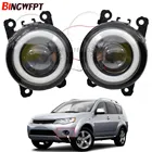 Светодиодная лампа, 2 шт., передняя противотуманная фара Angel Eye H11, 12 В, для Mitsubishi Outlander XL 2007-2013, для Mitsubishi Pajero 4 2011