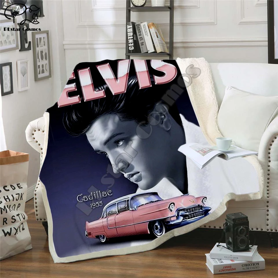 

Elvis Patched Design Blanket Plush 3d Printed for Adults Sofa Sherpa Fleece Bedspread Wrap Throw Blanket Microfiber -6
