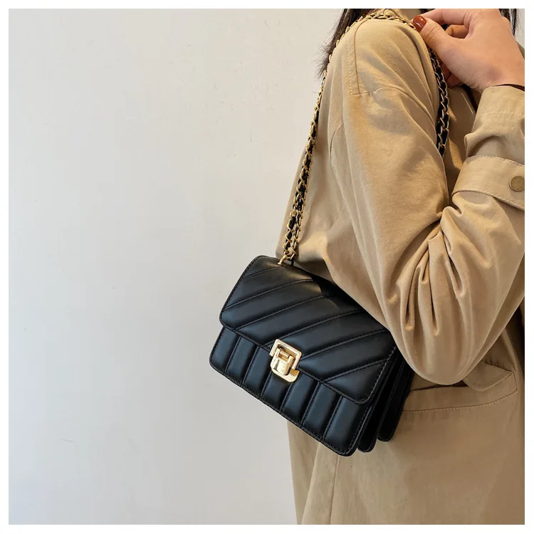 

2021 Spring New Bag Women Retro Women's Shoulder Bag Trendy PU Fashion Small Square Bag Messenger Backpack Women