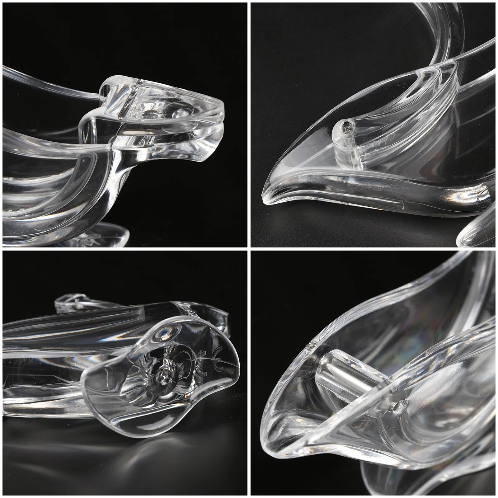 

Acrylic Lemon Clip Manual Transparent Fruit Juicer Home Kitchen Bar Gadget ABS Boat Shape Squeeze Fruit Dropshipping