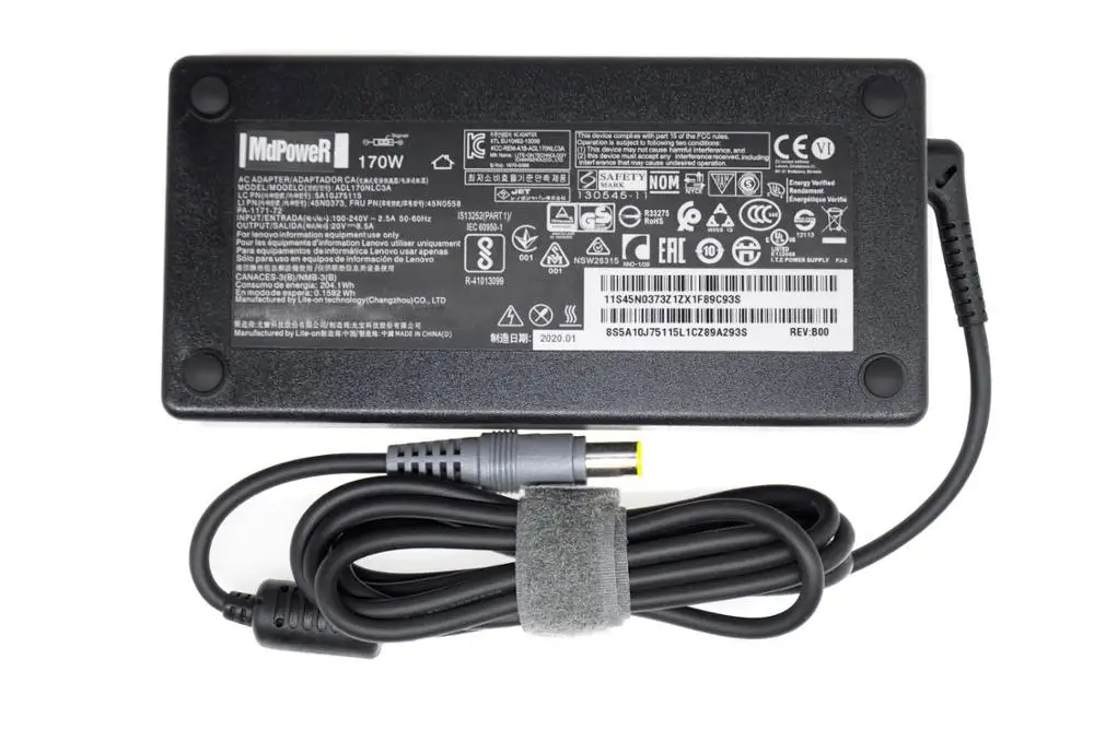 

original 20V 8.5A 170W 7.9*5.5mm Laptop AC Adapter for Lenovo ThinkPad W520 W530 T520 W700 W70 45N0117 45N0113 45N0353 42T5284