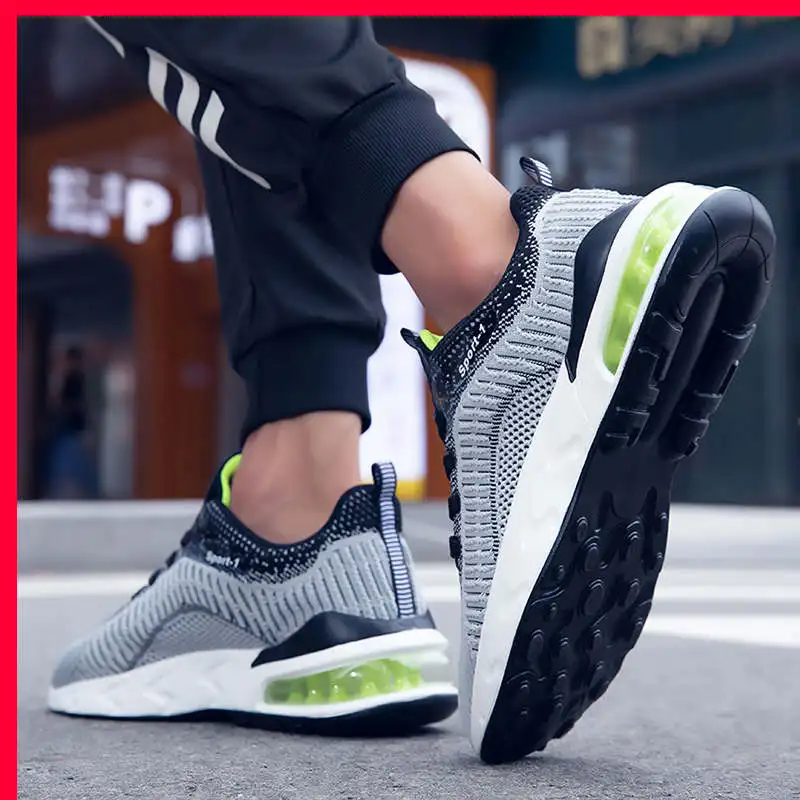 

Mens Running Shoes Breathable Sneakers Sport Man Sneakers Men's Running Tennis White Sports Shoes Breathable Black Hypersoft 4E
