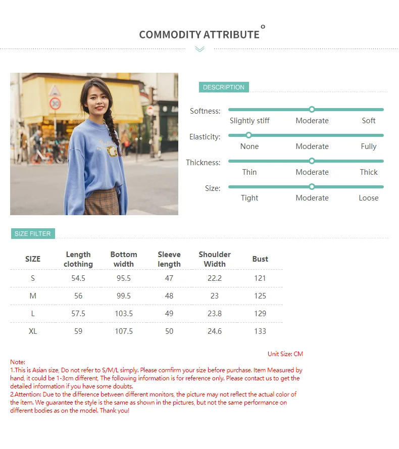 INMAN Autumn New Arrival Cotton Blending O-neck Fashion Cute Print Loose All Matched Women Sweatshirts