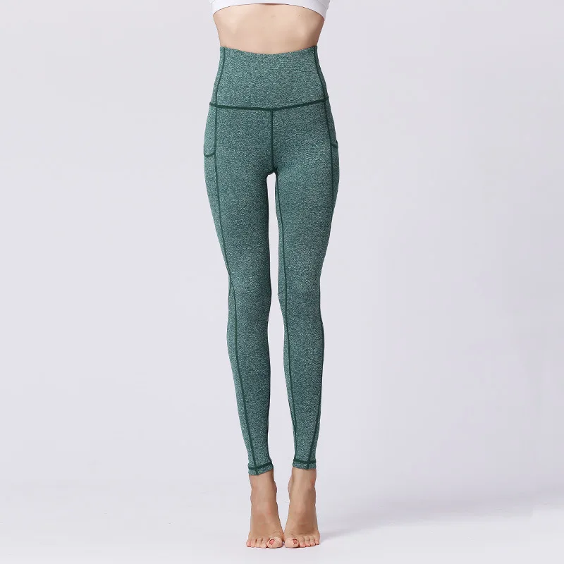 

ZQLZ Solid High Waist Women's Running Leggings Yoga Gym Push Up Pants Sport Women Workout Tights Seamless Leggings For Fitness
