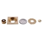 Медный душ, слив пола, дезодорант, квадратный слив пола, утолщенный, антикоррозийный, для ванной комнаты, для стиральной машины, для слива пола