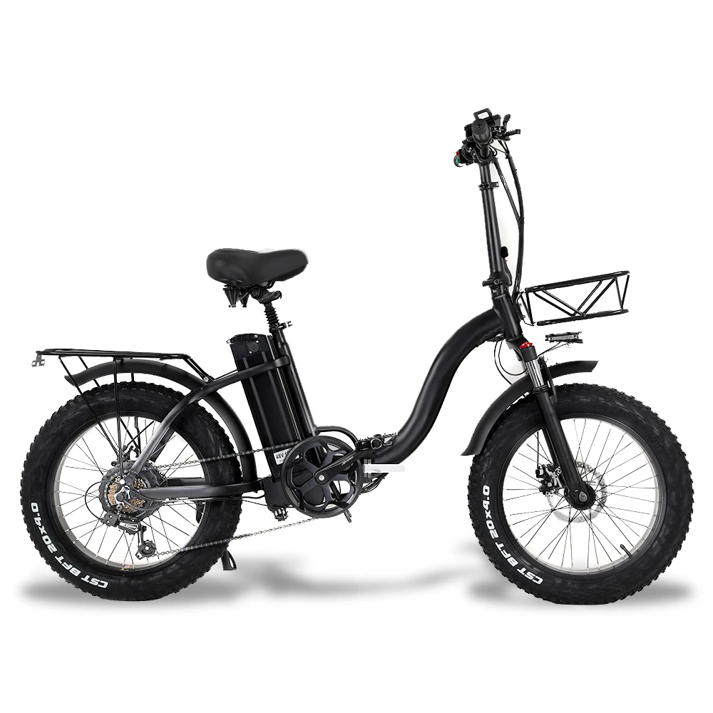 Verkauf Elektrische Fahrrad 48V 750W 20 Inch Fett Reifen E Bike 24ah Tesla Lithium-Batterie Mountainbike Schnee Bike Klapp Ebike Elektrische Fahrrad