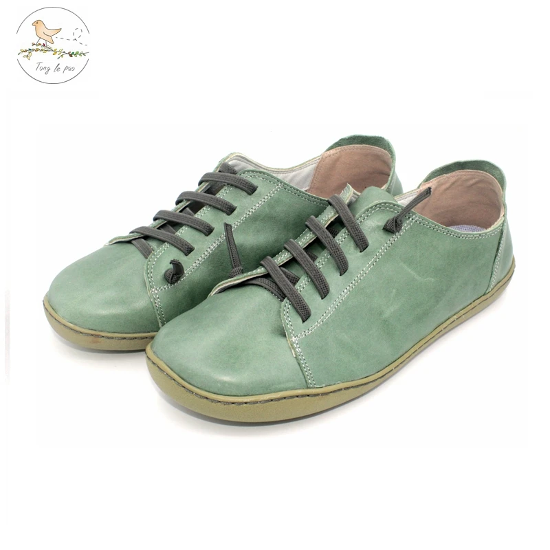 Туфли женские кожаные плоская подошва повседневная обувь балетки весна | Обувь