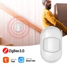 Смарт-датчик движения тела Tuya Zigbee3.0, с приложением для управления, работает со шлюзом Zigbee 3,0