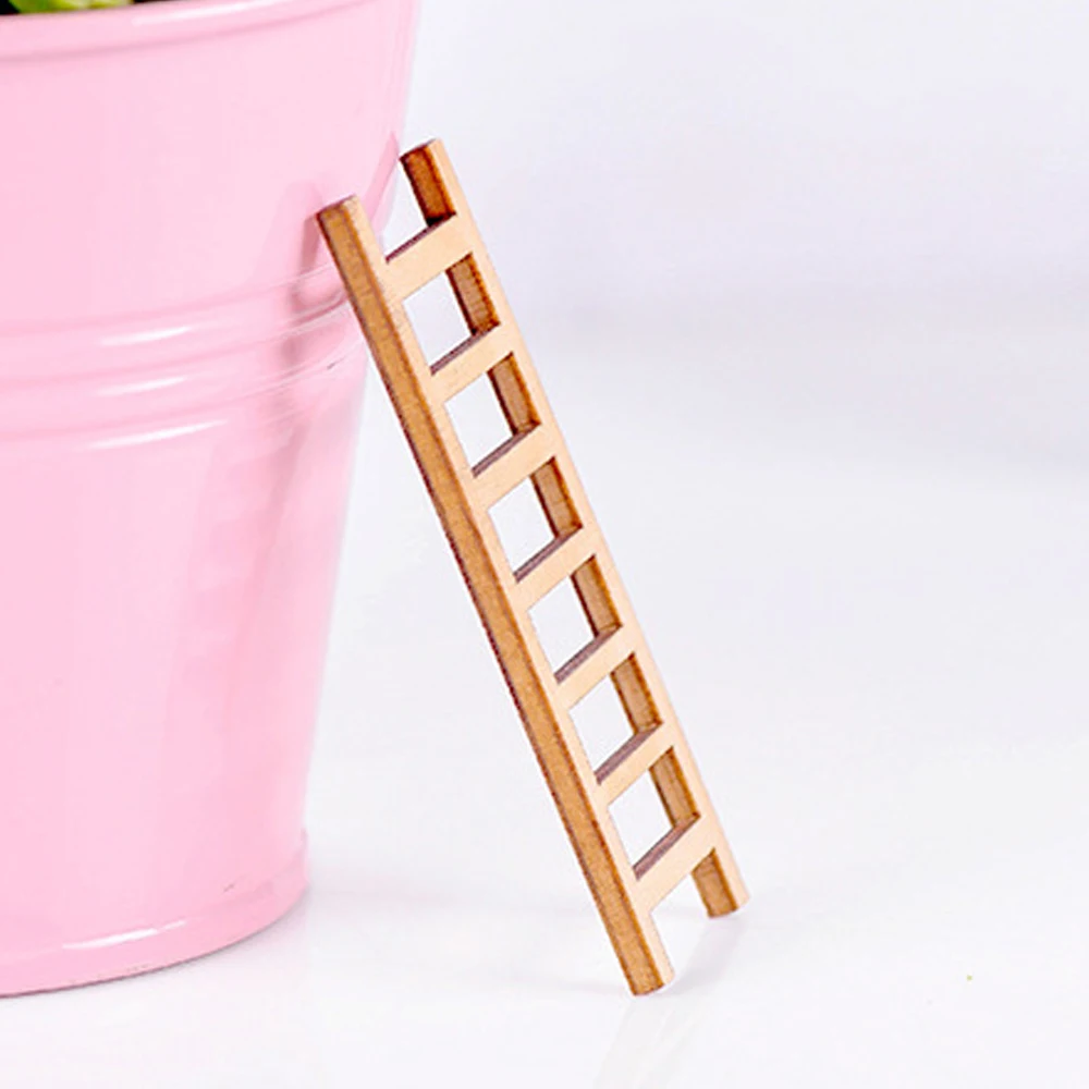 Лестница миниатюрные статуи дерево эмуляция миниатюрная Ремесленная фигурка