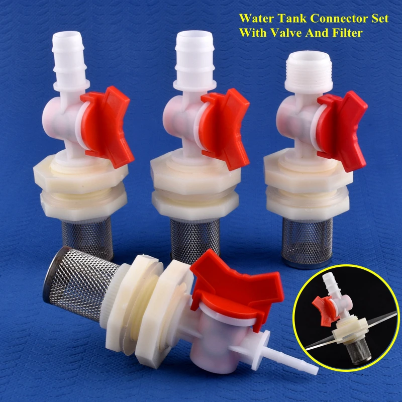 1 ~ 20 комплектов G3/4 до 4 25 мм клапан соединитель для резервуара воды набор фильтров