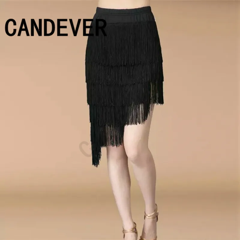 Женская юбка для латинских танцев сексуальный топ костюм самбы Танго с