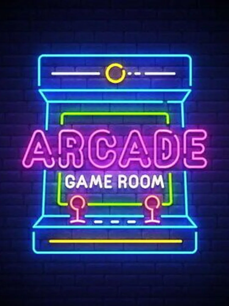 

Neon Sign For ARCADE Game Room Decor Commercial Beer Lamp Machine light decorate Hotel Impact Attract light Neon Light Sign Art