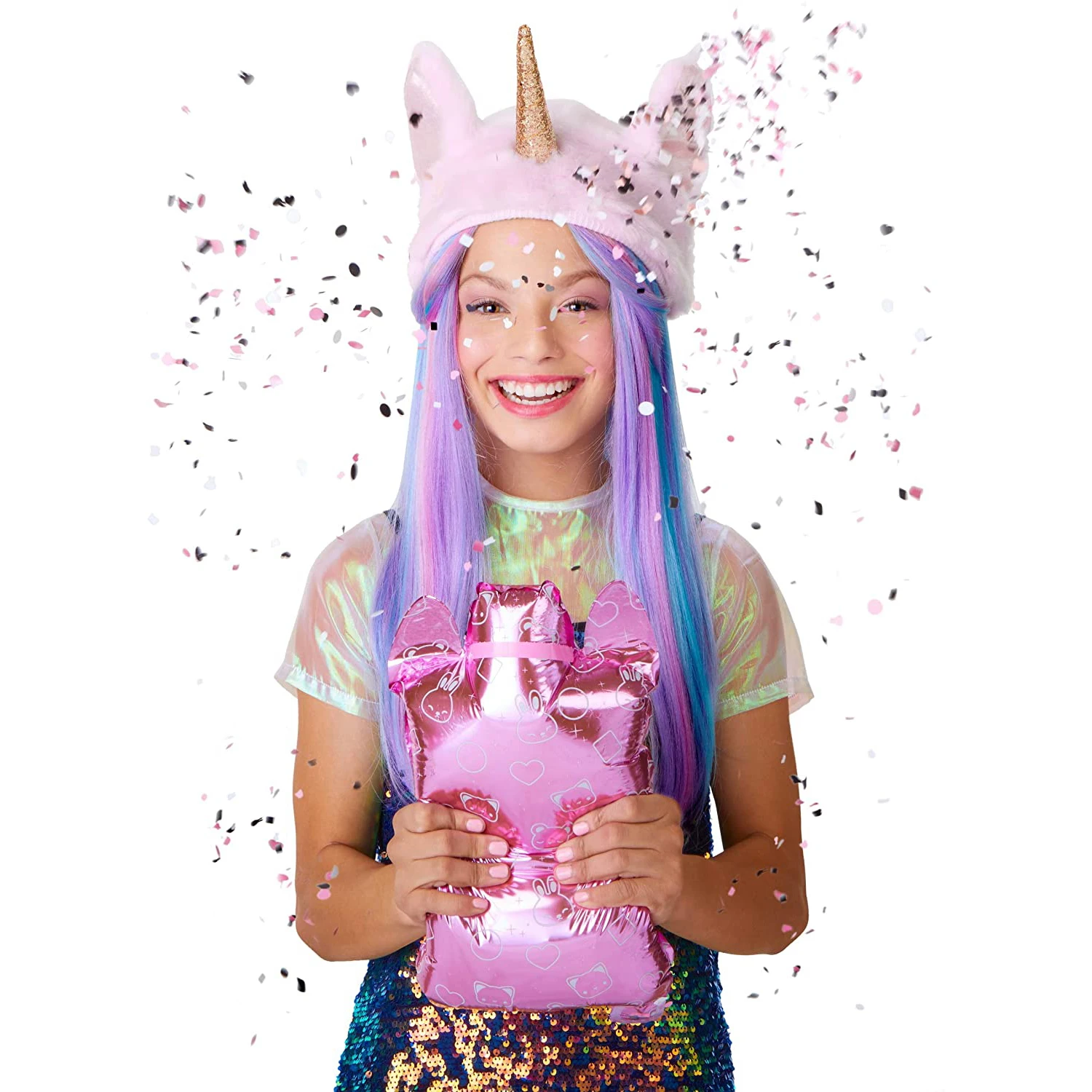 

Lol Doll MGA Entertainment Na! Na! Na! Surprise 2-In-1 Dottie DeMil Fashion Doll Plush Toys Purse Series 3 Cute Blind Box Toys