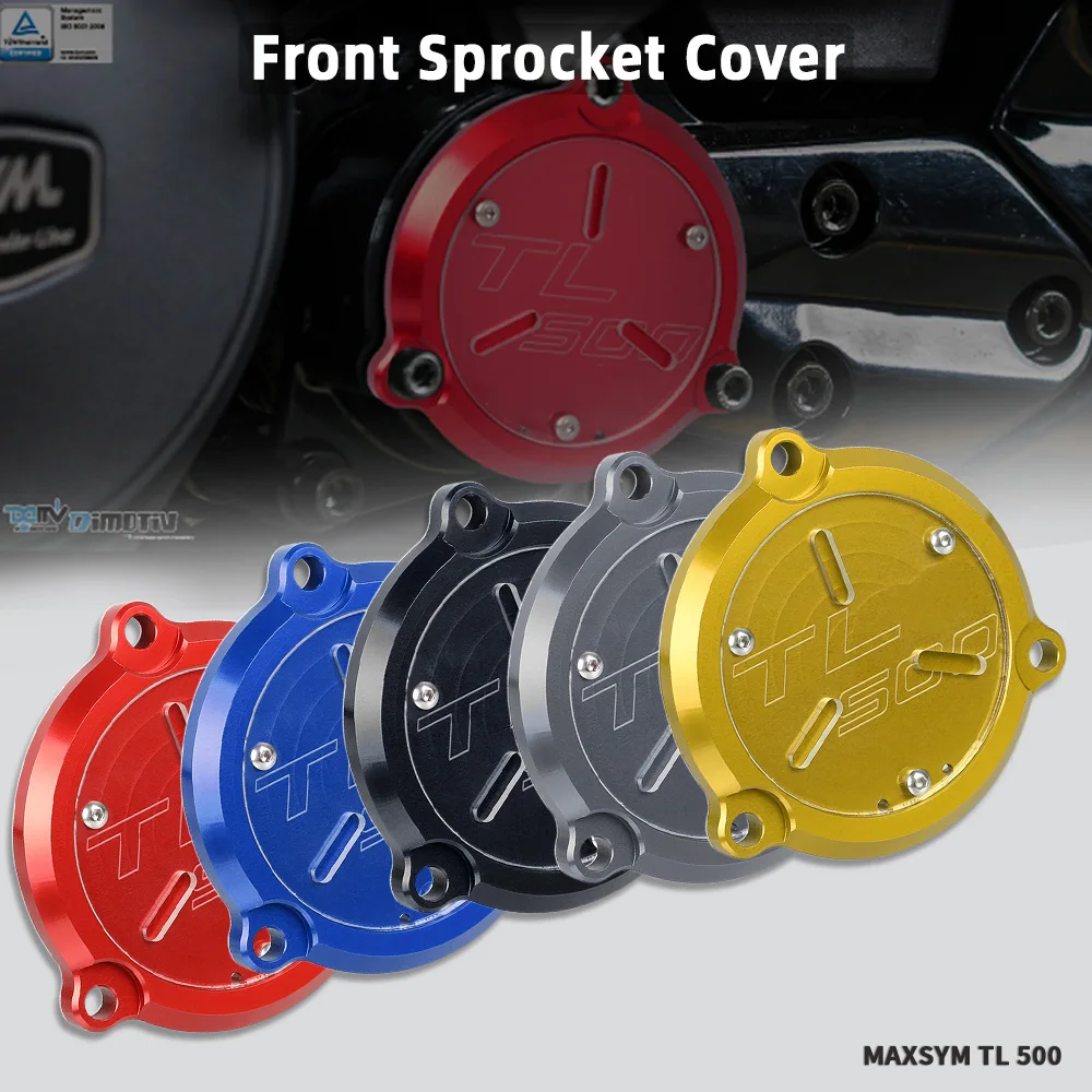 

CNC Front Sprocket Cover Drive Shaft Cover Guard protector Frame Hole Cover For SYM MAXSYM TL 500 2020 2021 Accessories TL500