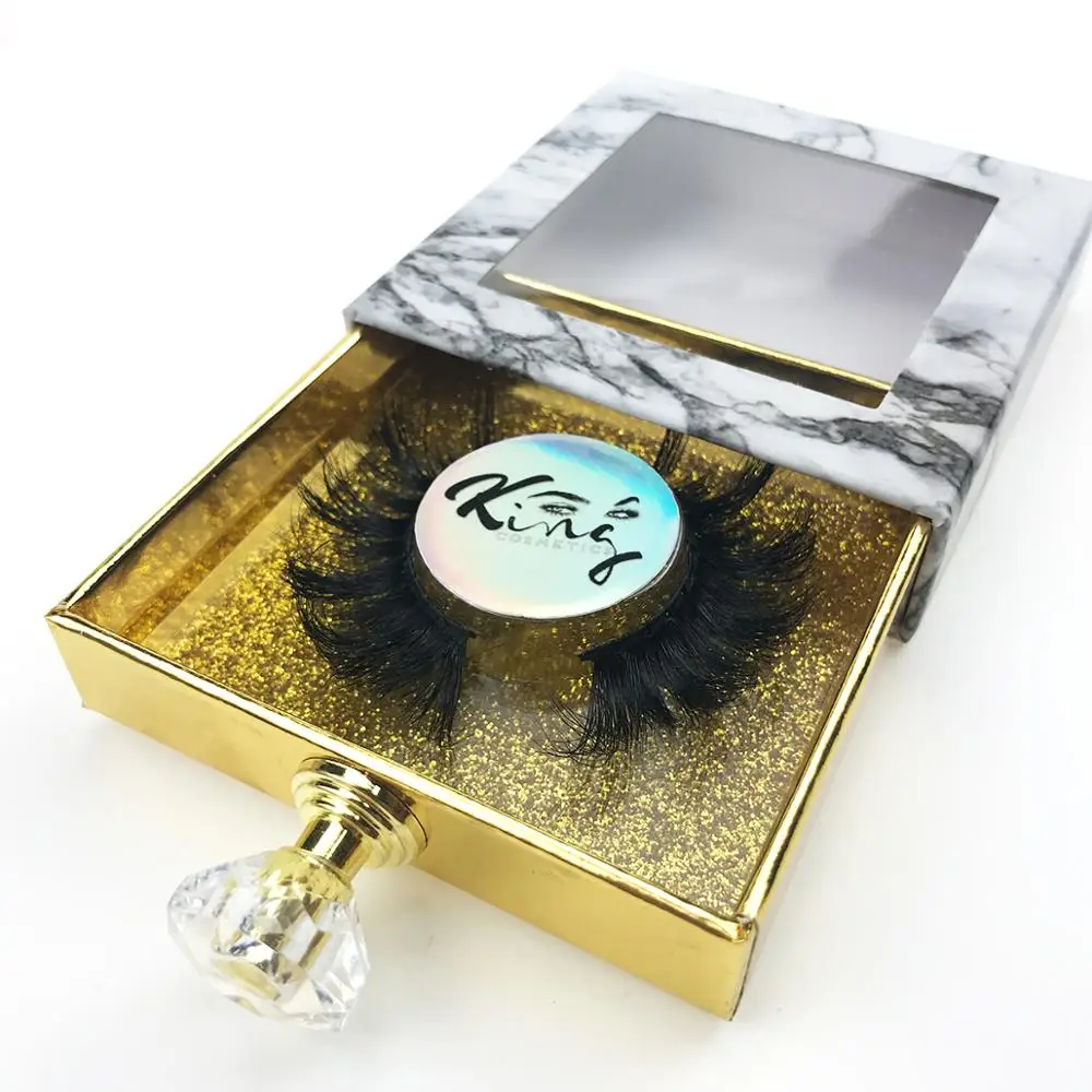 Футляр для ресниц FOXYFOX объемные норковые ресницы в упаковочной коробке с