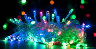 RGB Наружные светодиодные гирлянды, 10 м, 20 м, 30 м, 50 м, водонепроницаемые светодиодные праздничные полосы, лампы, бусины, свадебная Рождественская елка, Новогоднее украшение сада - Испускаемый цвет: RGB